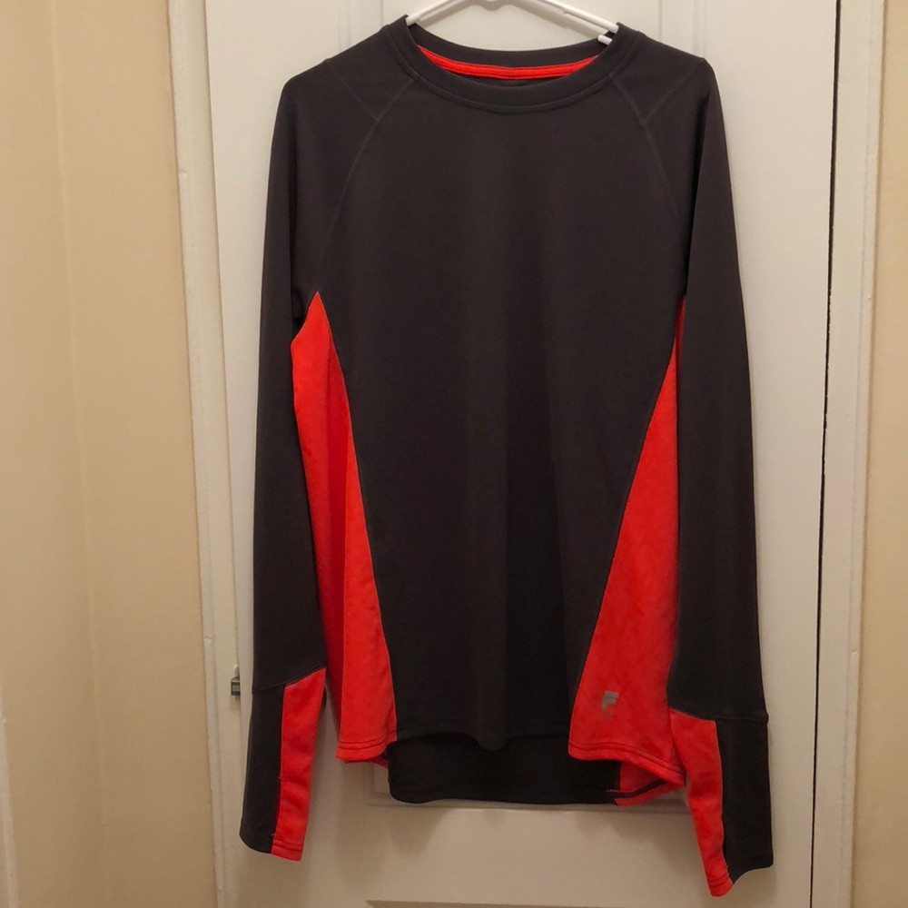 Men’s medium fila sports long sleeve tee